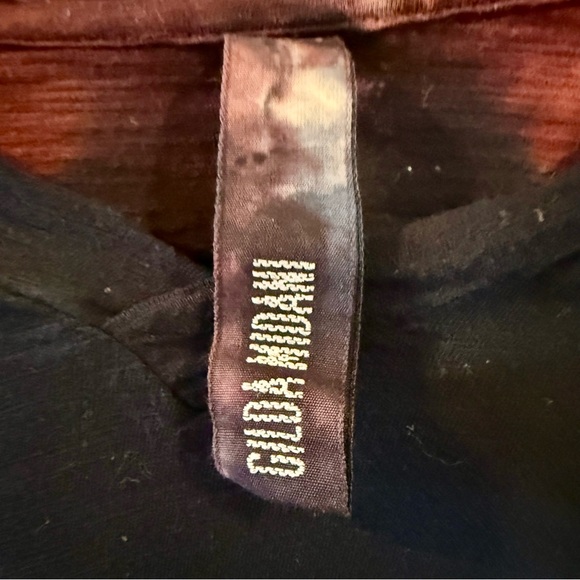 GILDA MIDANI Rare Cotton Artistic Tie Dye Long Sleeves TEE Women’s SZ XS 1 of 1 - Picture 5 of 6